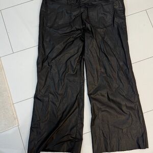 Kelsey Coated High Rise Ankle Flare